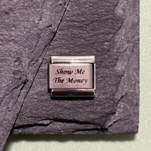 Show Me The Money Italian Charm Bracelet Link